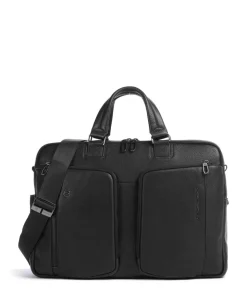 S134 Aktentasche 16″ genarbtes Rindsleder schwarz