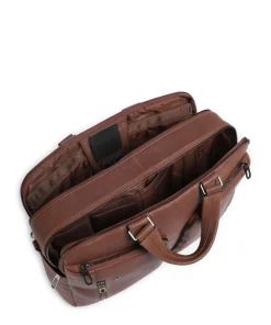 S134 Aktentasche 16″ genarbtes Rindsleder braun