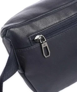 S134 Gürteltasche genarbtes Rindsleder navy