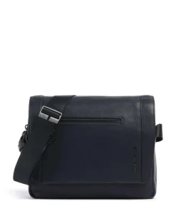 S134 Kuriertasche genarbtes Rindsleder navy