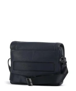 S134 Kuriertasche genarbtes Rindsleder navy