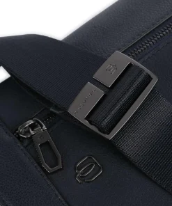 S134 Kuriertasche genarbtes Rindsleder navy