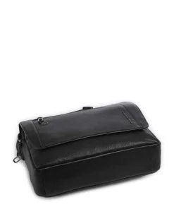 S134 Kuriertasche genarbtes Rindsleder schwarz