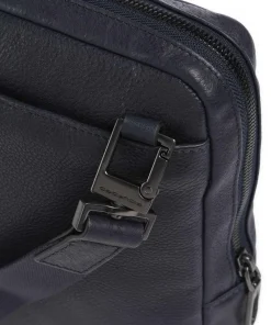 S134 Umhängetasche genarbtes Rindsleder navy