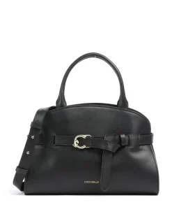 Sabine Handtasche fein genarbtes Rindsleder schwarz