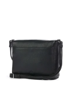 Saige Umhängetasche genarbtes Rindsleder schwarz