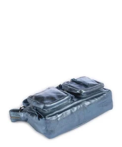 Salvatorgasse 4 Schultertasche genarbtes Rindsleder navy