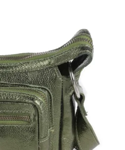 Salvatorgasse 4 Schultertasche genarbtes Rindsleder dunkelgrün