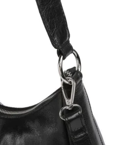 Salvatorgasse 3 Schultertasche genarbtes Rindsleder schwarz