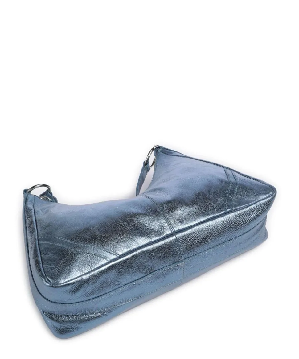 Salvatorgasse 3 Schultertasche genarbtes Rindsleder navy