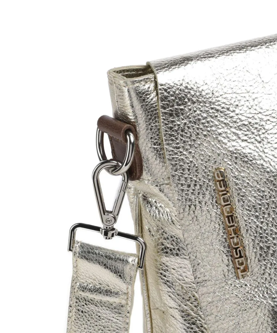 Salvatorgasse 2 Umhängetasche genarbtes Rindsleder gold