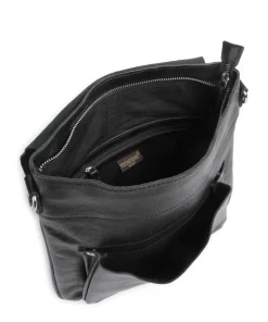 Salvatorgasse 2 Umhängetasche genarbtes Rindsleder schwarz