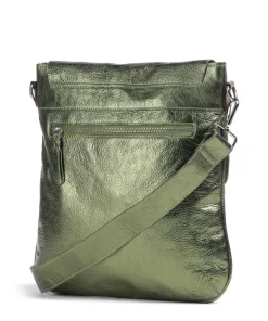 Salvatorgasse 2 Umhängetasche genarbtes Rindsleder dunkelgrün