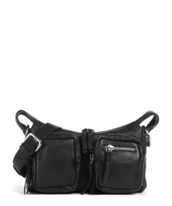 Salvatorianerplatz 4 Schultertasche genarbtes Rindsleder schwarz