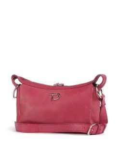 Salvatorianerplatz 4 Schultertasche genarbtes Rindsleder pink