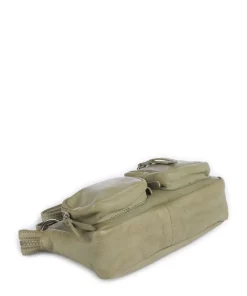 Salvatorianerplatz 4 Schultertasche genarbtes Rindsleder grün