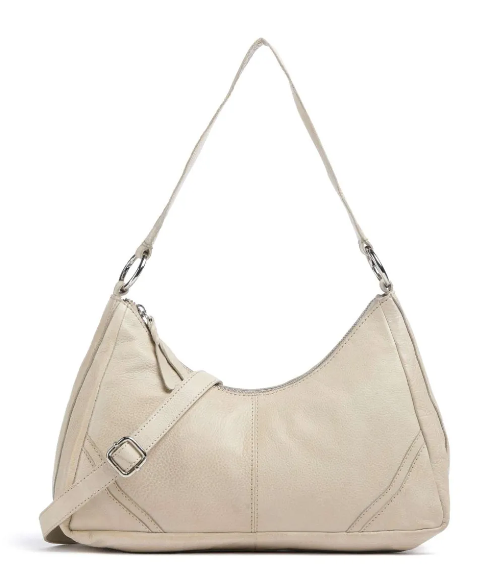Salvatorianerplatz 3 Schultertasche genarbtes Rindsleder beige