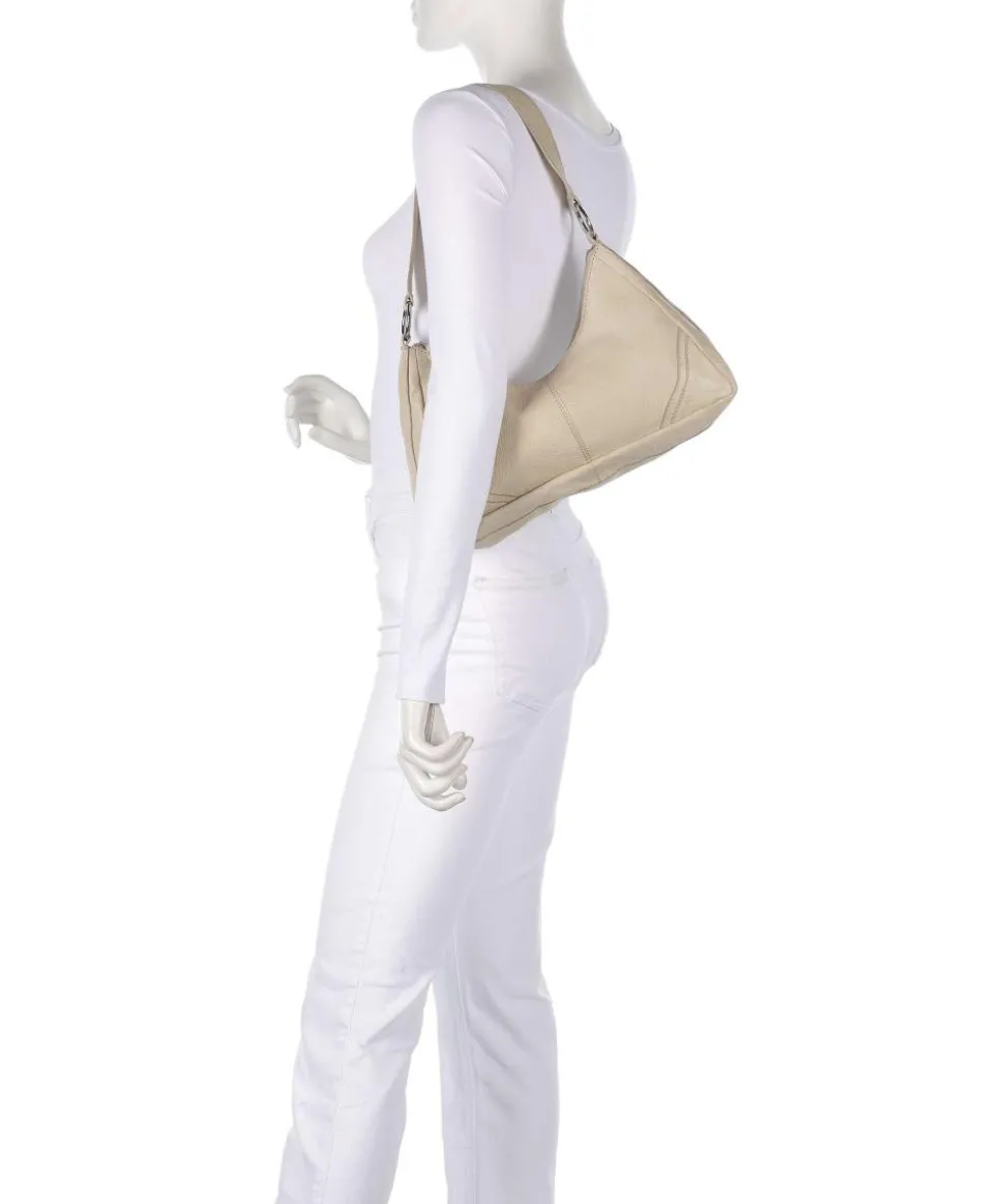 Salvatorianerplatz 3 Schultertasche genarbtes Rindsleder beige
