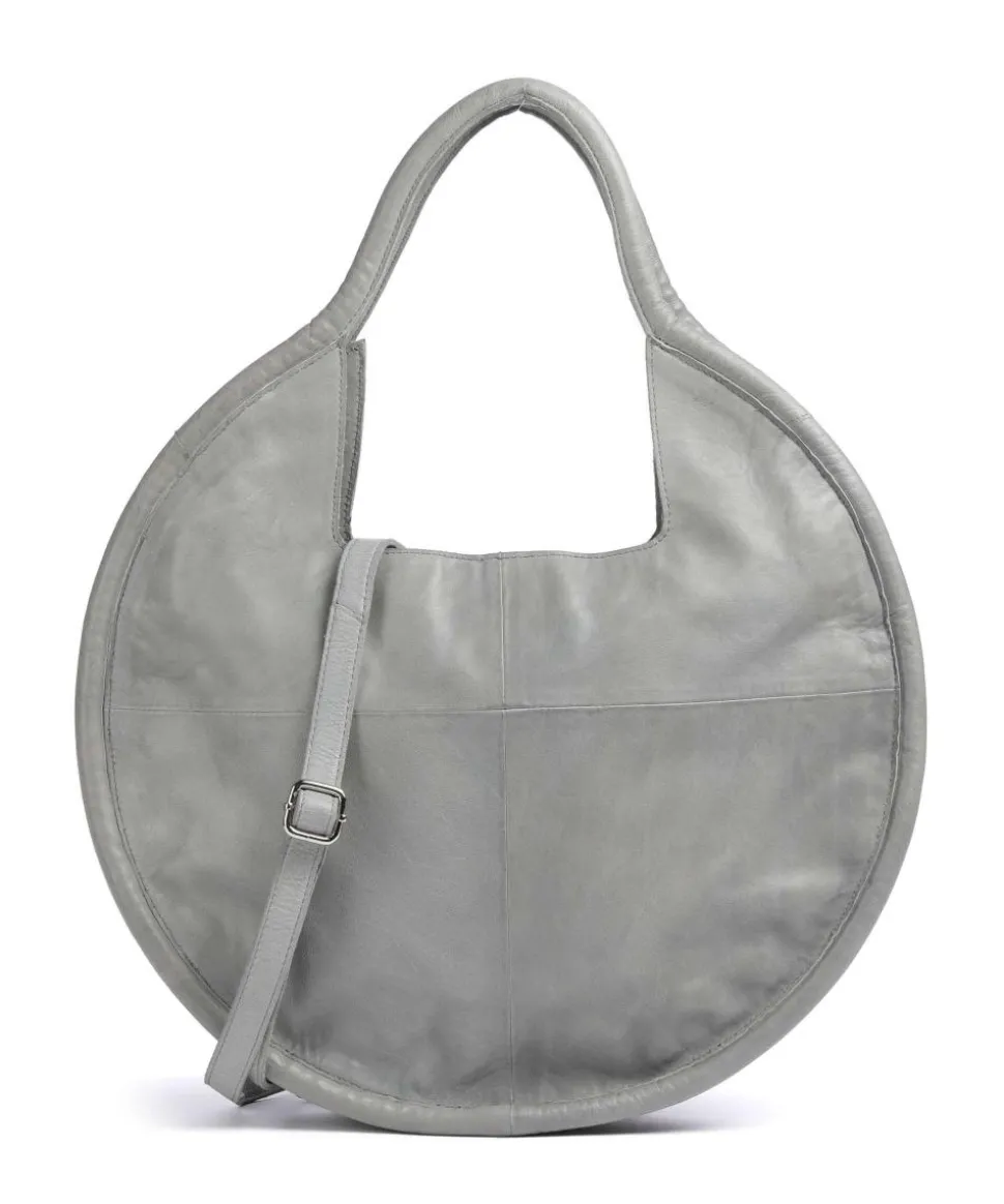 Salvatorianerplatz 5 Shopper genarbtes Rindsleder grau