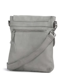 Salvatorianerplatz 2 Umhängetasche genarbtes Rindsleder grau