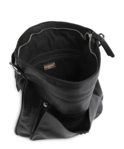 Salvatorianerplatz 2 Umhängetasche genarbtes Rindsleder schwarz