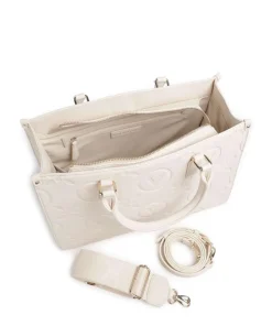 Samba Re Handtasche Lederimitat elfenbein