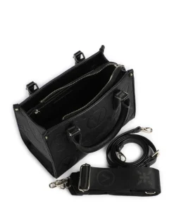 Samba Re Handtasche Lederimitat schwarz