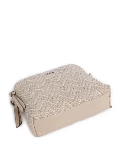 Samos Umhängetasche fein genarbtes Rindsleder beige