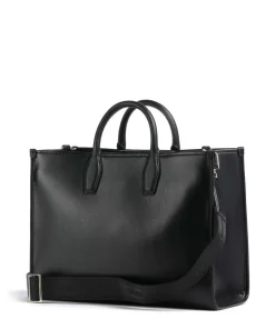 Sandy Handtasche Lederimitat schwarz