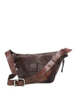 Santarcangelo Umhängetasche fein genarbtes Rindsleder braun