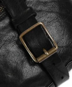 Santarcangelo Umhängetasche fein genarbtes Rindsleder schwarz