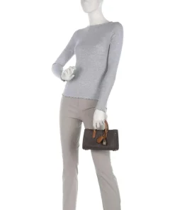 Scarlett Handtasche Canvas dunkelbraun