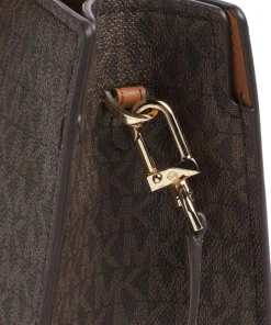 Scarlett Handtasche Canvas dunkelbraun