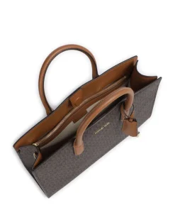 Scarlett Handtasche Canvas dunkelbraun