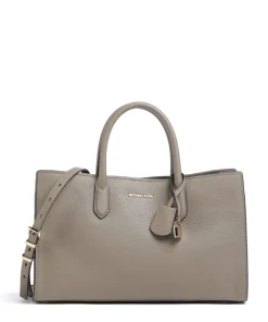 Scarlett Medium Handtasche genarbtes Rindsleder taupe