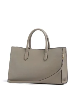 Scarlett Medium Handtasche genarbtes Rindsleder taupe