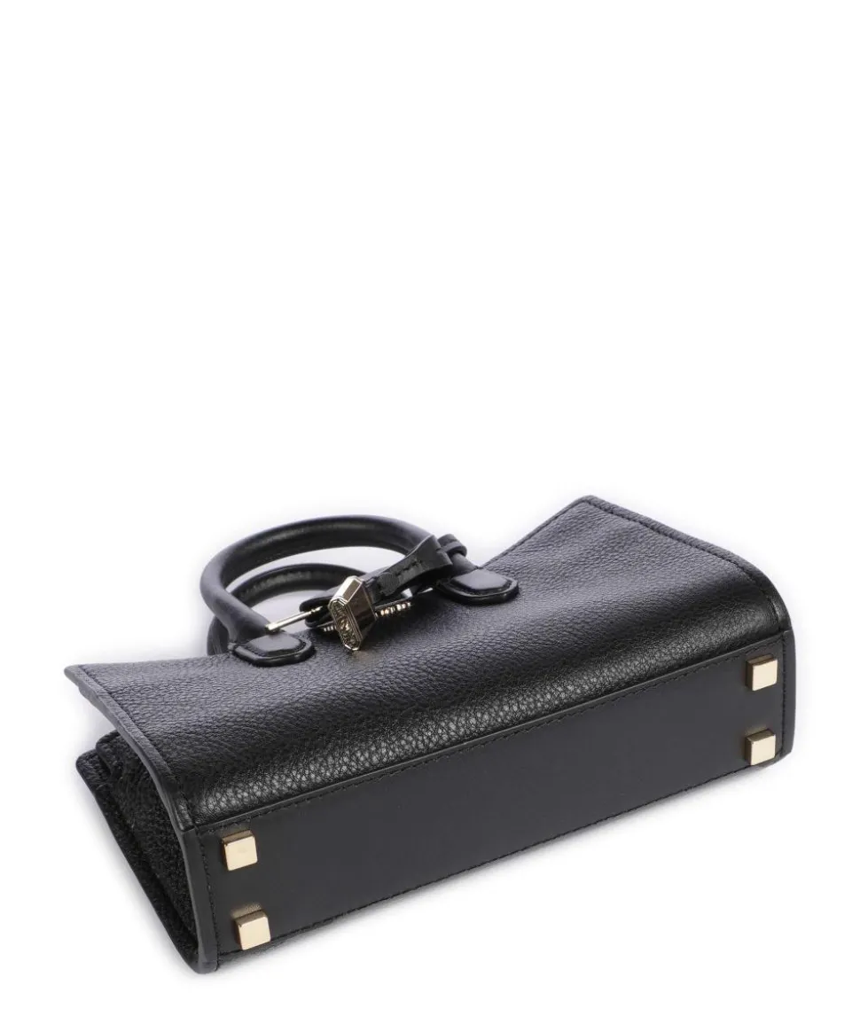 Scarlett XS Handtasche genarbtes Rindsleder schwarz