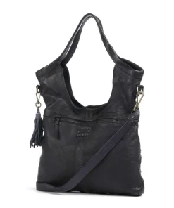 Schubertgasse 5 Shopper genarbtes Leder navy