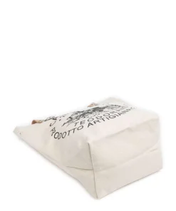 Schultertasche Canvas creme