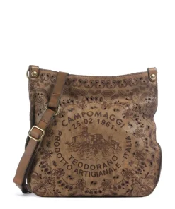 Schultertasche fein genarbtes Rindsleder olivgrün