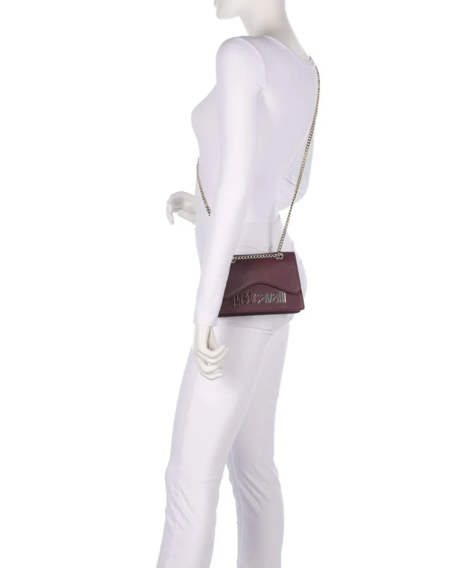 Schultertasche Lederimitat wein