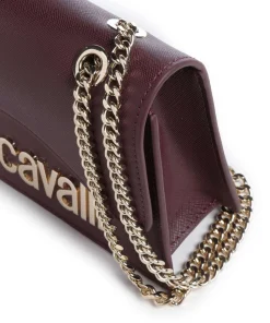 Schultertasche Lederimitat wein