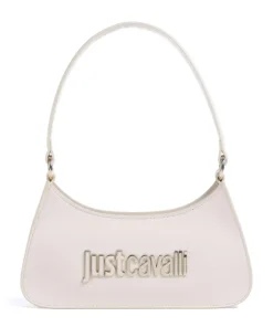 Schultertasche Lederimitat elfenbein