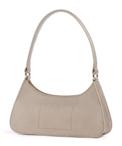 Schultertasche Lederimitat gold