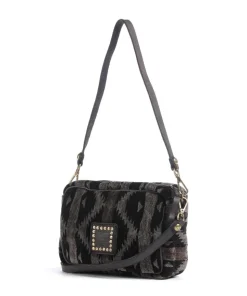 Schultertasche Textil mehrfarbig