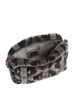 Schultertasche Textil mehrfarbig