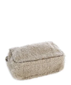 Schultertasche Textil taupe