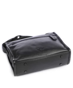 4Seasons Mattea Umhängetasche fein genarbtes Leder schwarz