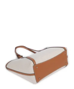 Sebina Shopper Baumwolle beige/braun