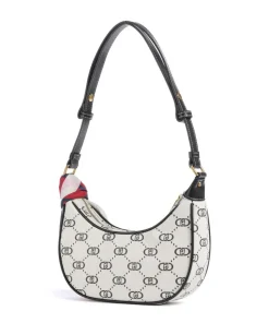 Selda Schultertasche Lederimitat creme